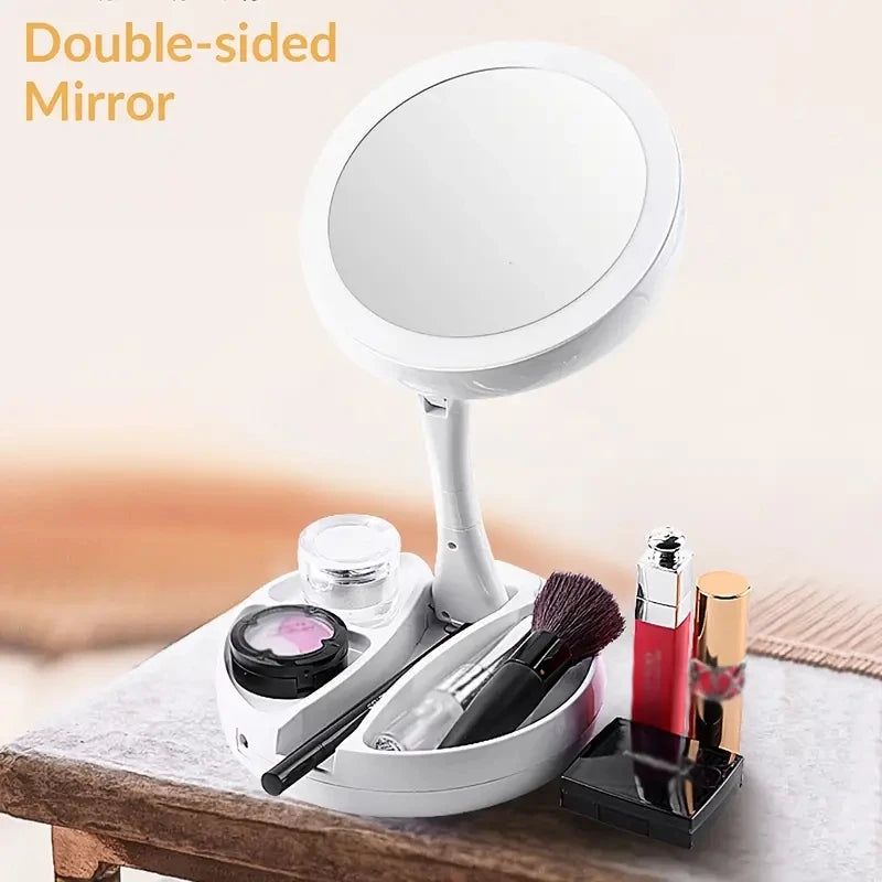 LuminaGlow - Precision LED Makeup Mirror