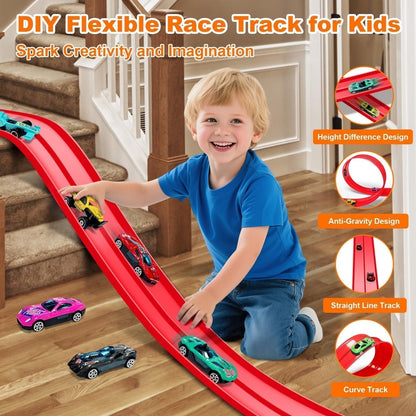🎄🎁 Cadeau de Noël 2025 : Circuit Hot Wheels à monter soi-même Jouets de course 🚗✨