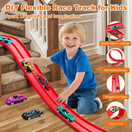 🎄🎁 Cadeau de Noël 2025 : Circuit Hot Wheels à monter soi-même Jouets de course 🚗✨