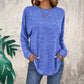 🌸Pull Tricot Manches Longues Décontracté - Mix Coton Doux, Coupe Large & Plusieurs Coloris !