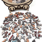 🐱🧩 Puzzle Chat en Bois 135 Pièces aux Tons Morandi – Cadre Unique en Forme Féline, Pièces Détaillées & Effet Anti-Stress (Cadeau Décoratif) !