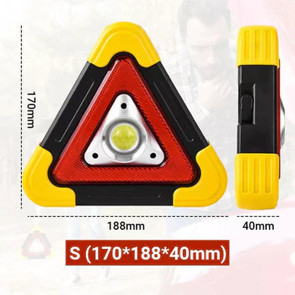 🚗Grande promotion - 50% de réduction🆘3-EN-1 Lampe de Signalisation d'Urgence Solaire Triangulaire pour le Bord de Route✨