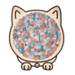🐱🧩 Puzzle Chat en Bois 135 Pièces aux Tons Morandi – Cadre Unique en Forme Féline, Pièces Détaillées & Effet Anti-Stress (Cadeau Décoratif) !
