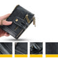 Portefeuille RFID pour hommes avec chaîne, porte-parole rétro-bifold