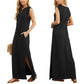 🔥Promotion exceptionnelle🔥 Robe longue pour femmes, ample, fendue et sans plis.