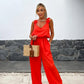 🔥New Products Hot Sale🔥Combinaison sans manches à jambes larges pour femmes