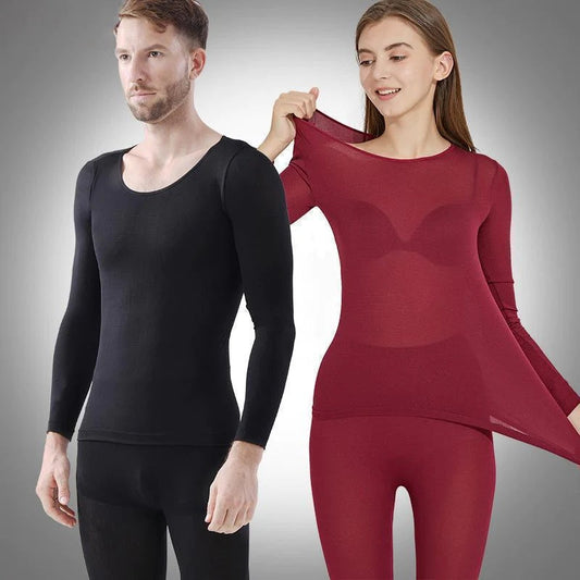 🔥🧥 Sous-vêtement Thermique Sans Couture – Auto-Chauffant 37℃ (+65% DE CHALEUR !) & Ultra-Élastique (Homme/Femme) !