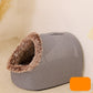 🐾❄️ Panier Grotte Hivernal pour Animal – Havre de Douceur, Design Isolé et Épuré !