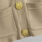 👚👖 Ensemble Femme 2 Pièces Luxe – Boutons Métalliques, Pantalon Large & Viscose Douce ✨ Un Confort Quotidien et Élégant !