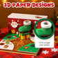 🎄✨ Calendrier de l'Avent Déco 3D en Papier – Illustrations Cartoon, Design à Dévoilement Hebdomadaire & Double Fonction (Marque-page + Porte-stylo) !