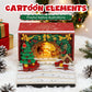 🎄✨ Calendrier de l'Avent Déco 3D en Papier – Illustrations Cartoon, Design à Dévoilement Hebdomadaire & Double Fonction (Marque-page + Porte-stylo) !