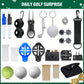 🎄⛳️ Calendrier de l'Avent Golf 24 Pièces – Édition Spéciale Noël, Une Surprise Golfistique Quotidienne, Améliorez votre Jeu & Qualité Durable !