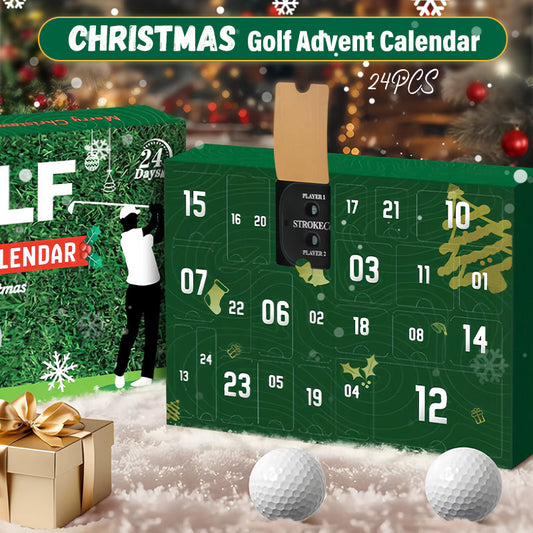 🎄⛳️ Calendrier de l'Avent Golf 24 Pièces – Édition Spéciale Noël, Une Surprise Golfistique Quotidienne, Améliorez votre Jeu & Qualité Durable !