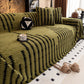🛋️🧸 Housse de Canapé en Peluche Douce Antidérapante – Douce au Contact, Respectueuse des Peaux Sensibles & d'Entretien Facile (Tailles & Couleurs au Choix) !