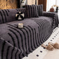 🛋️🧸 Housse de Canapé en Peluche Douce Antidérapante – Douce au Contact, Respectueuse des Peaux Sensibles & d'Entretien Facile (Tailles & Couleurs au Choix) !