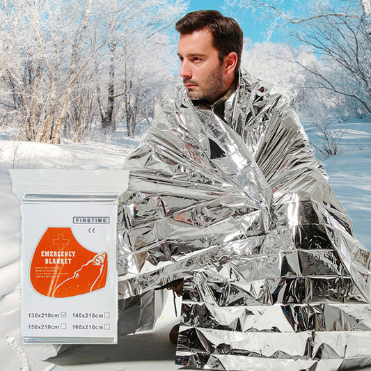 🚨🌬️ Couverture de Survie Imperméable Portable Double Face – Certifiée (CE/ISO), Réflexion Thermique ≥90% & Compacte !